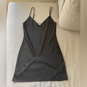 Aritzia Wilfred Only Slip Mini Dress, Satin